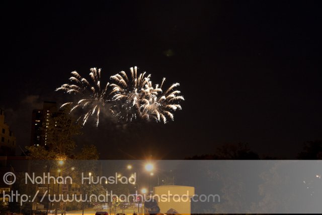 Minneapolis fireworks on 4 July 2010